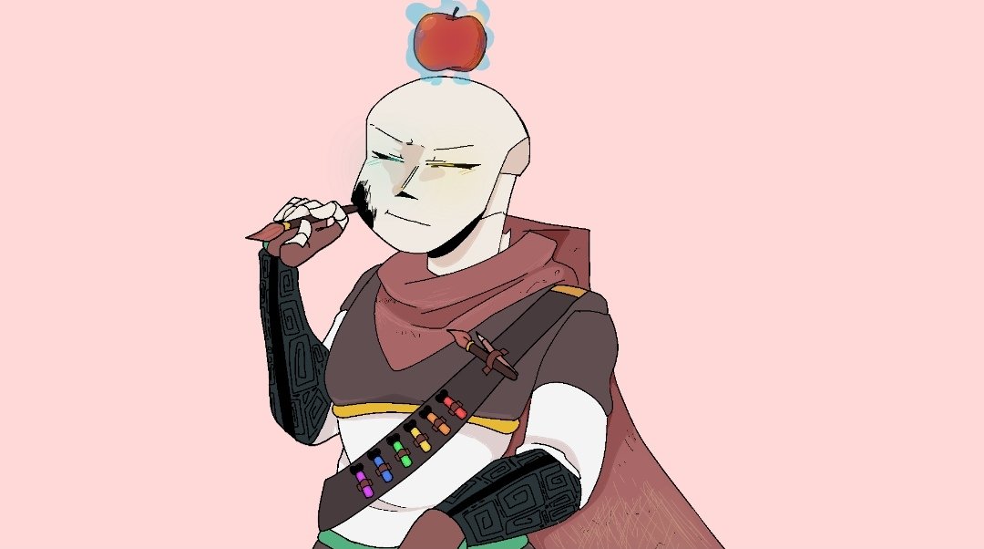 Capa_chou's tweet photo. Ink getting an arrow in his butt 👁️👁️💜 aahhh #starsanses are silly #utau #inksans #dreamsans #swapsans https://t.co/V5s4V1R2p2