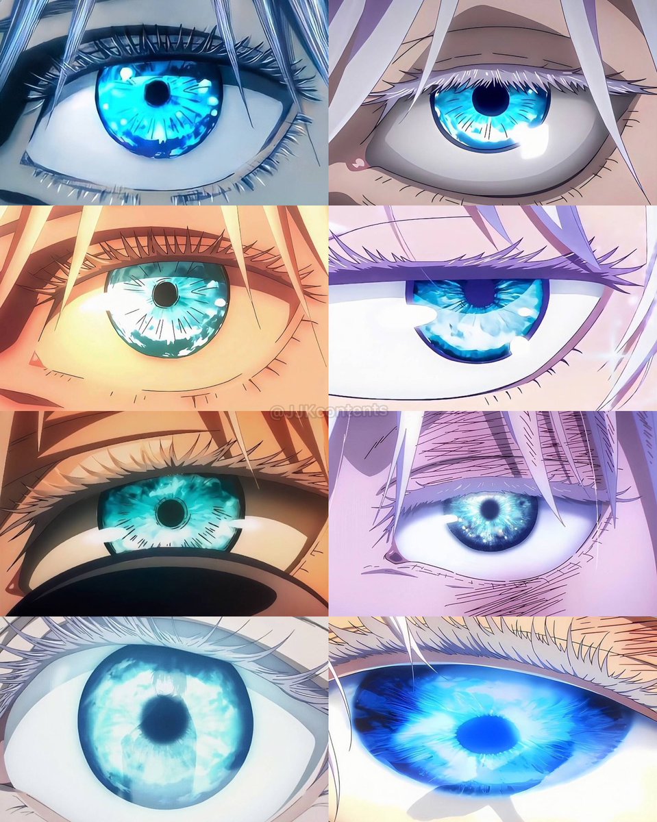 Gojo’s eyes is art ✨
