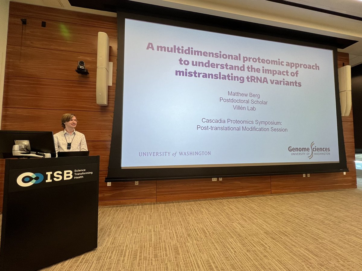 r_l_moritz's tweet image. Very nice talk by @matthewberg22 from the @juditvr lab on a multidimensional proteomic approach to understand the impact of mistranslating tRNA variants. Using tools like automated phospho proteomics to delineate tRNA forced mistranslation