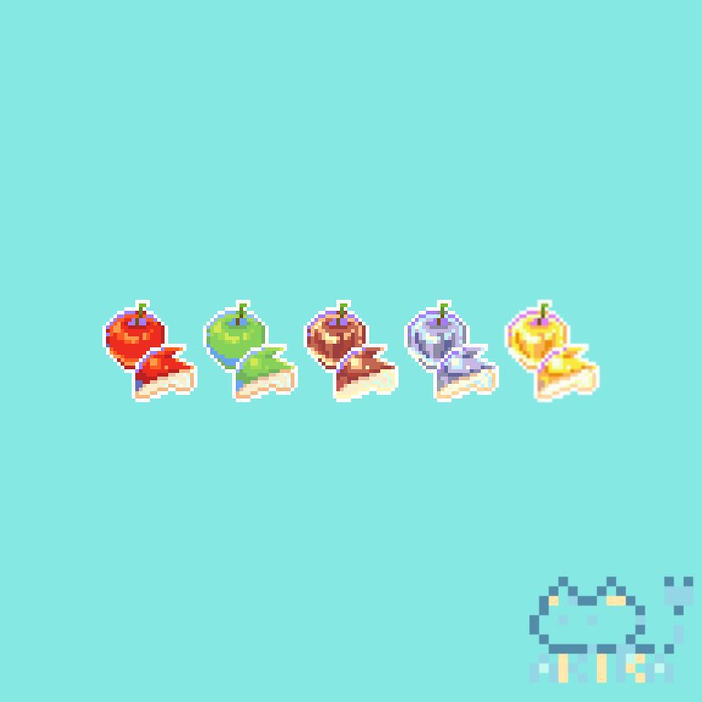 🍎🍏.*･ﾟ apple.*･ﾟ🍎🍏

 #pixelart  #ドット絵