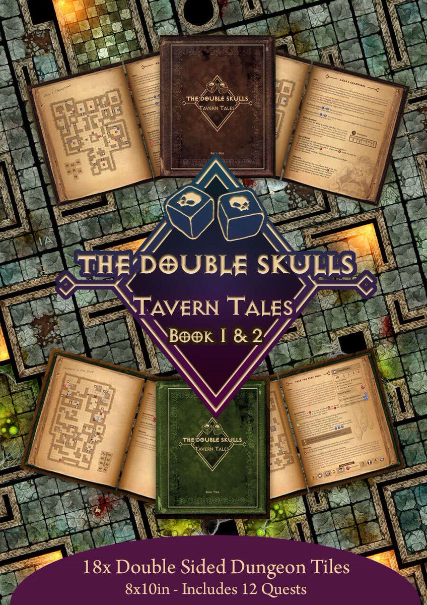 Double Skulls Tavern Tales Book 1 &amp;amp; 2 [BUNDLE]
 is 36 USD (14% off)

 dealsw.com/show/?id=onedo… 
   DealsW,com/tcg  #cardGame #trading