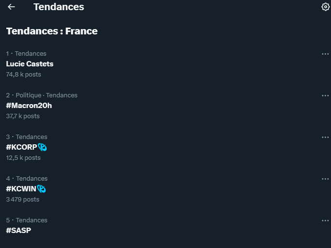 JLTomyTV's tweet image. TOP 5 TENDANCES TWITTER PTDDDDDRRRRR (les matrixés vous êtes des fous)

#SASP