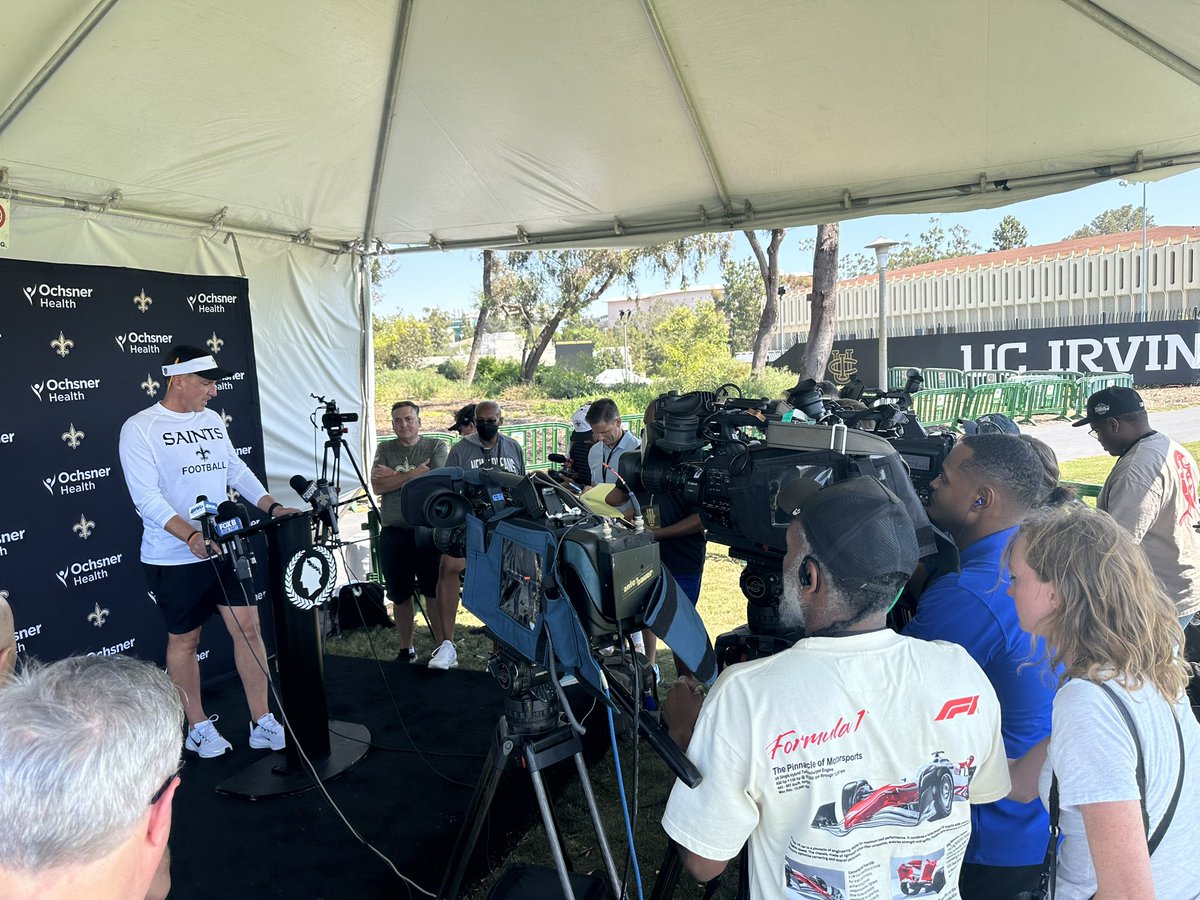 And it begins. All of your coverage here from Irvine CA on <a href="/WWLAMFM/">WWL Radio</a>