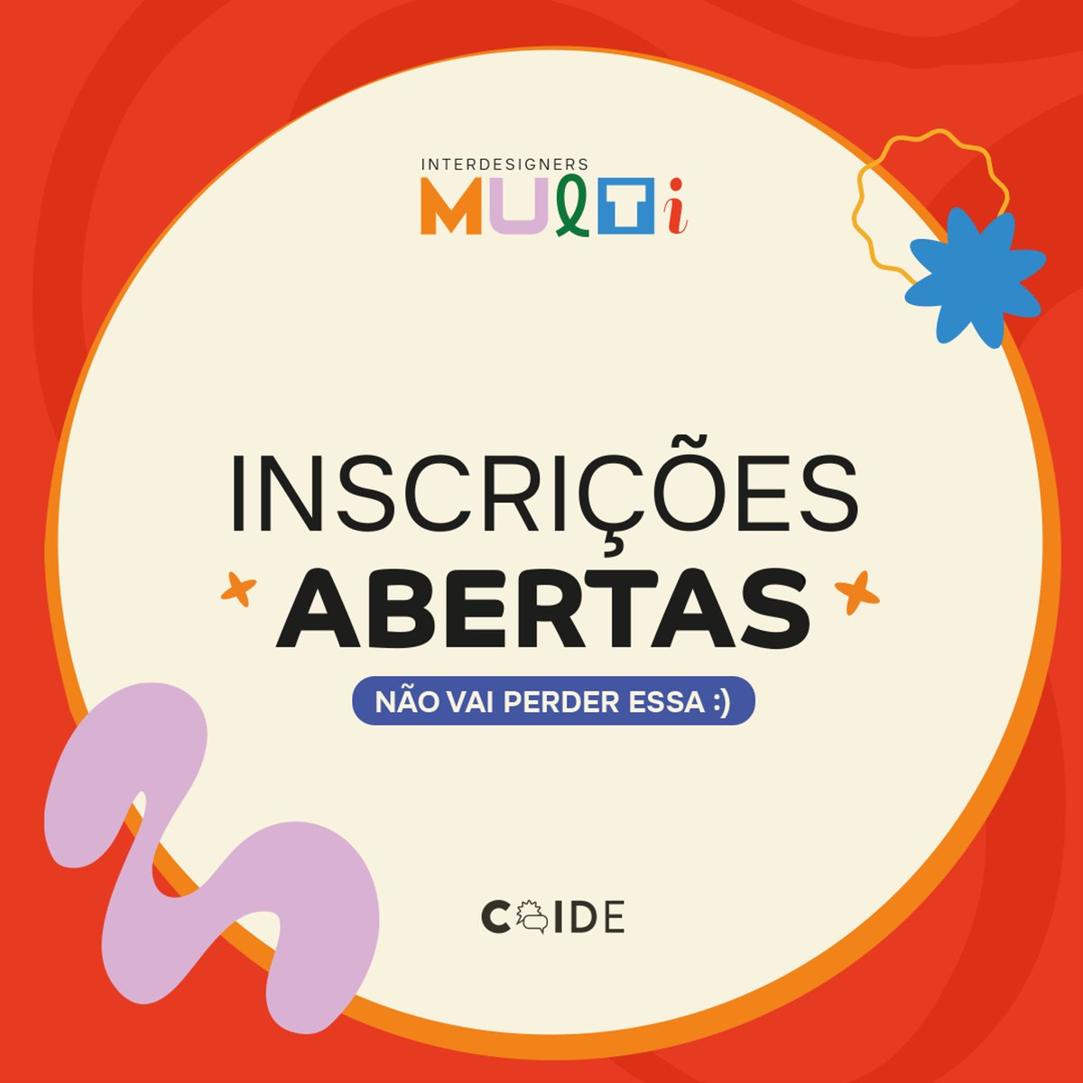 Inter_Designers's tweet image. VENDAS ABERTAS! 🎟 

Venha construir e MULTIplicar conhecimento e vivências conosco 🌐

Ah, e os editais também estão chegando e, para participar deles, você precisa estar inscrito no evento, então, não vacile e garanta seu ingresso! 🤓☝️

sympla.com.br/22-interdesign…