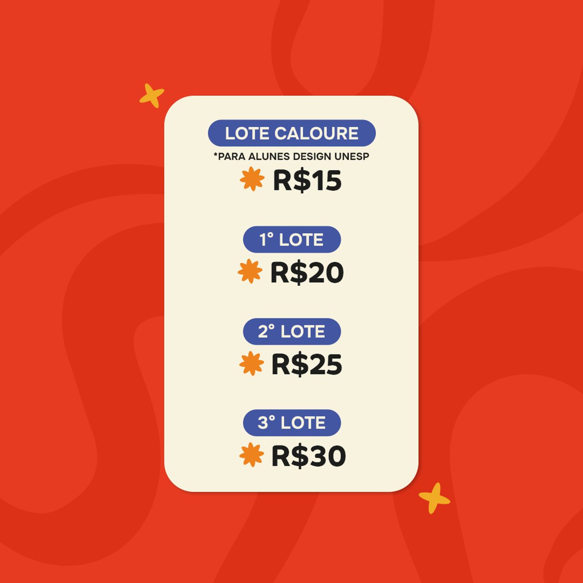 Inter_Designers's tweet image. VENDAS ABERTAS! 🎟 

Venha construir e MULTIplicar conhecimento e vivências conosco 🌐

Ah, e os editais também estão chegando e, para participar deles, você precisa estar inscrito no evento, então, não vacile e garanta seu ingresso! 🤓☝️

sympla.com.br/22-interdesign…