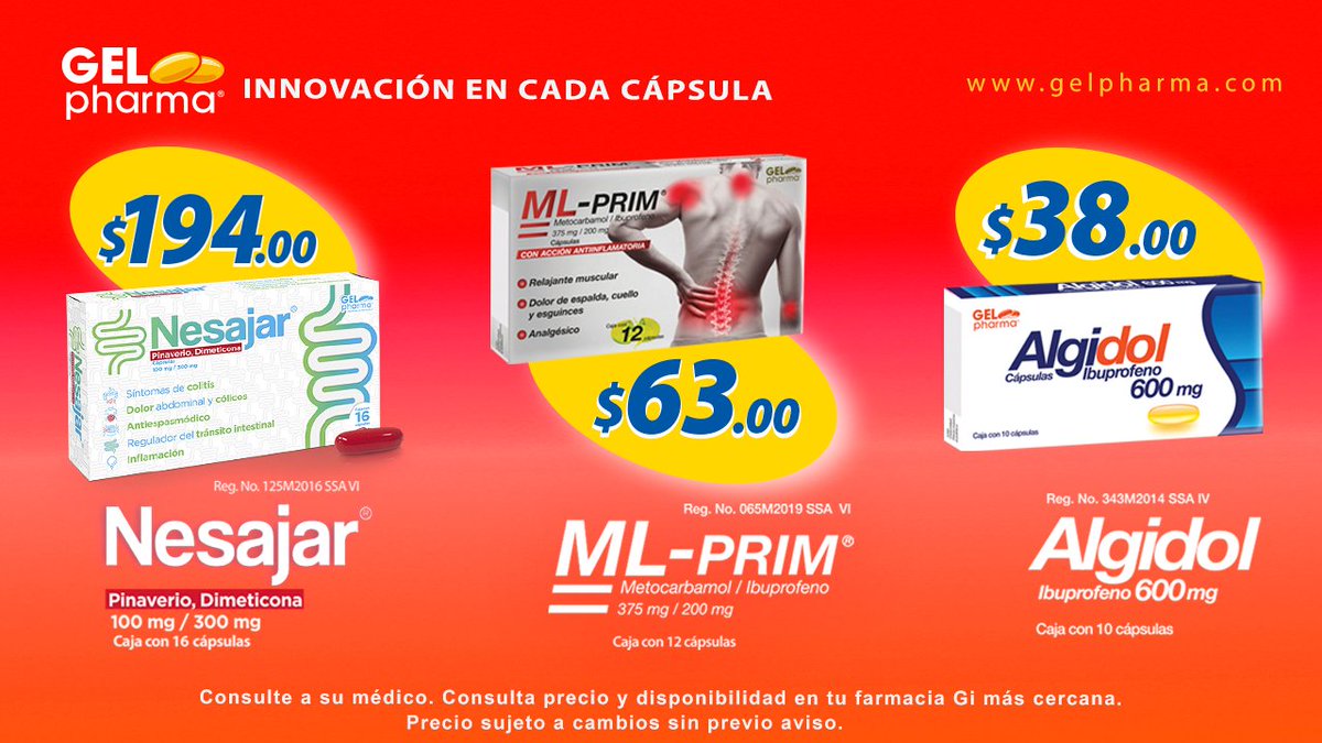 El alivio que mereces lo encuentras en Farmacias Gi.
Vive una vida sin preocupaciones con Gelpharma.