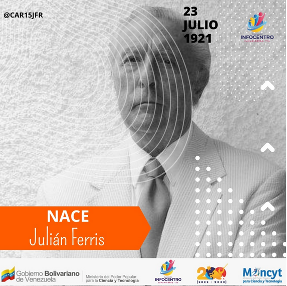 #23Jul #Efemérides #AfirmativosYPaLante #CienciaParaLaVida #Infocentro
<a href="/Gabrielasjr/">Gabriela Jiménez</a>
<a href="/LaRosaInfoVE/">LaRosaInfoVE</a>
<a href="/brigadasCHCH/">Brigadas comunicacionales Hugo Chávez</a>
<a href="/InfocentroOce/">Infocentro_Vzla3</a>