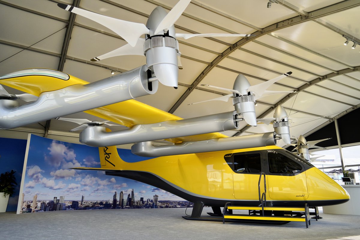 WiskAero's tweet photo. From our @Skyports_infra partnership to conversations with regulators, press, and partners, we're proud to have our Generation 6 on display at #FIA. 🎉

Come see us at Chalet #D010 through Friday, July 26. 🤝

#FutureOfFlight #AirShow #AutonomousAirMobility https://t.co/L20gEl9nrt