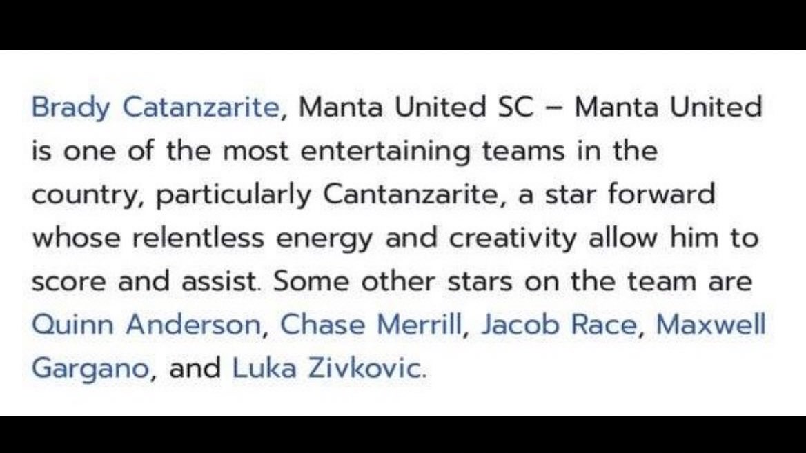 Luka Živković (@lukaziv13) on Twitter photo Frustrating ending but a lot to be proud of this club season. Competed in <a href="/LVMayorsCup/">Las Vegas Mayors Cup</a> <a href="/dallascup/">Dallas Cup ⚽️</a> and <a href="/USClubSoccer/">US Club Soccer</a> National Cup and gained great experience. Love this team and can’t wait to go again next year. Junior season next up. #Grateful
Season Stats:
10 goals
6 assists Frustrating ending but a lot to be proud of this club season. Competed in <a href="/LVMayorsCup/">Las Vegas Mayors Cup</a> <a href="/dallascup/">Dallas Cup ⚽️</a> and <a href="/USClubSoccer/">US Club Soccer</a> National Cup and gained great experience. Love this team and can’t wait to go again next year. Junior season next up. #Grateful
Season Stats:
10 goals
6 assists
