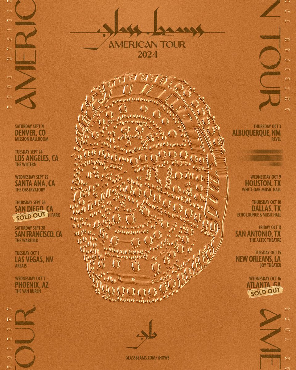 We will be touring the US in Sept-Oct

New dates added for our fall tour including Houston &amp; Dallas.

Presale begins Wednesday at 10am CT
Join our mailing list for first access. Link in bio