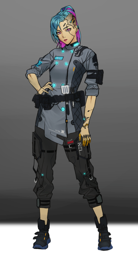 ViteKitchens's tweet photo. Alright. Guess you guys win.

Corpos want me to introduce myself properly, so, here goes:

I'm Vivian Blake, lead Feedtek and Exec Chef of VK-24601, and the unfortunate lagbrain they put in charge of talking to y'all on top of everything else I need to do.

Say hi. https://t.co/eje8UuH7fG