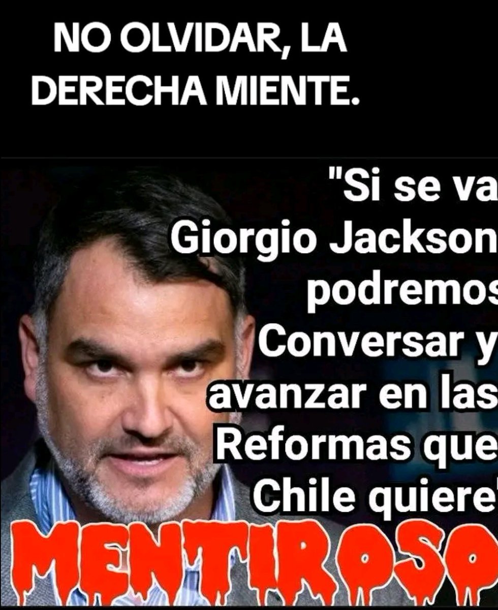 MaraJirn2's tweet photo. ¿Te acuerdas cómo usaste a Giorgio Jackson para mentirle a Chile? Ahora no descansaremos hasta que renuncies al Senado de la República. 
#RenunciaMacayaAlSenado https://t.co/UBg3VcHdUo