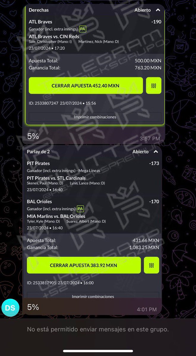 PICKS DE TIPSTERS GRATIS tweet media