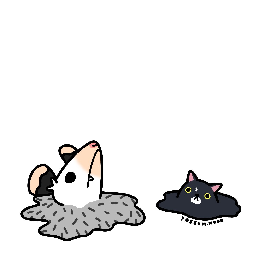 I'm melting help (also only 6 days left to get possum plush) makeship.com/products/possu…