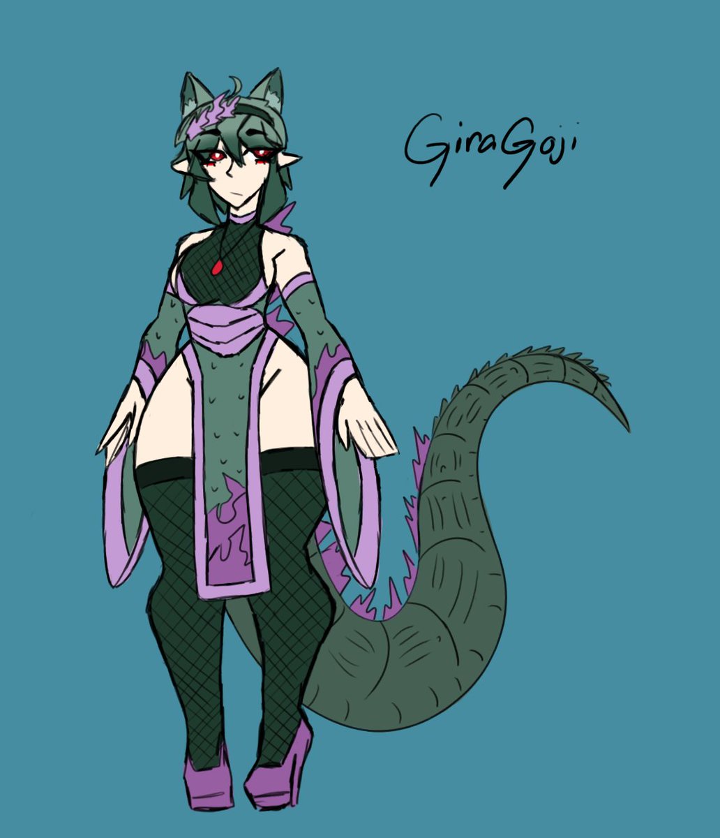 Plasmili0's tweet photo. GiraGoji!!
#Godzilla #ゴジラ #怪獣擬人化 https://t.co/DuMPjNfknr