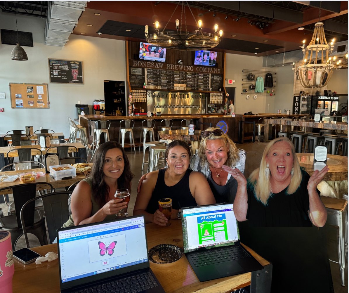 kerszi's tweet image. Some phenomenal WTPS teachers reached out to me a few days ago and asked if they could learn @canva this summer.  I explained that the school district (aka: my department) wasn’t offering Canva sessions this summer, but that I’m always happy to teach them anywhere and…