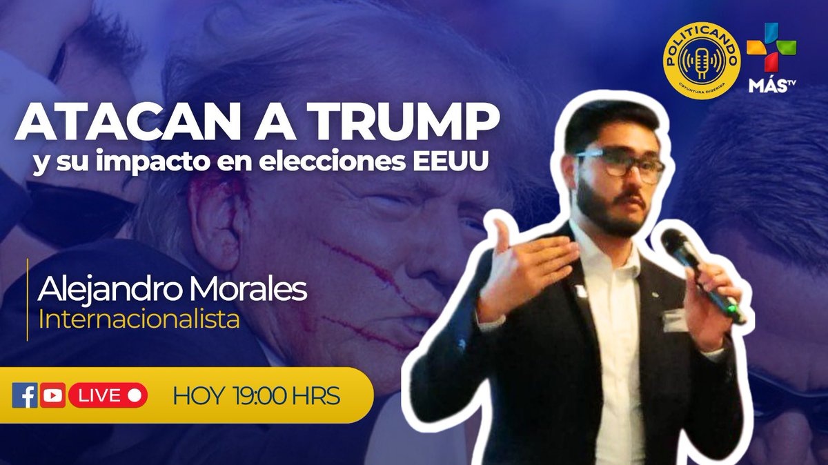 🔥 Trump bajo ataque: ¿Por qué es tan crucial en las elecciones de EE.UU.? Analizamos con <a href="/alemp89/">Alejandro Morales</a> cómo estos ataques pueden cambiar el juego en #Politicando. 🇺🇸