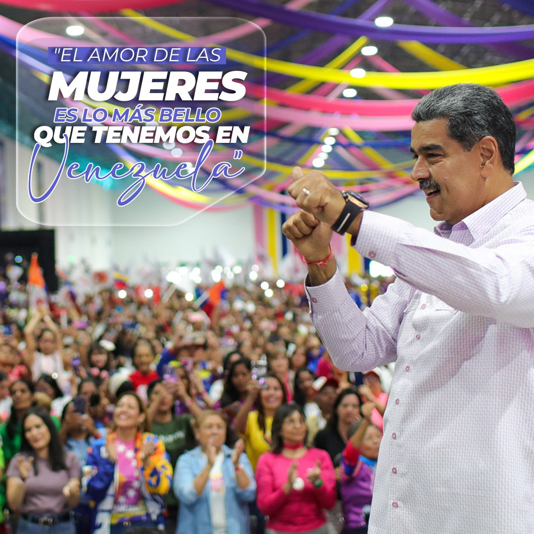 #AsíLodijo El Presidente <a href="/NicolasMaduro/">Nicolás Maduro</a>: “El amor de las #mujeres es lo más bello que tenemos en #Venezuela”.
Son artistas, científicas, líderes, emprendedoras y luchadoras. 
Su amor y su pasión por construir un futuro mejor nos inspira a todos.

#AfirmativosYPaLante #23Jul