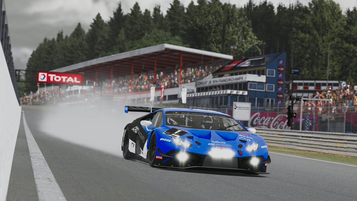 . <a href="/iRacing/">iRacing</a> <a href="/FalkenTire/">Falken Tire</a> 
24h of Spa 2024🏁   

#77 Finished the race in 8th place in the 3rd split after having repeated problems with one particular team.   

#78 Unfortunately retired from the race after an accident.

We say goodbye for the summer break for now 👀

📷<a href="/YAulbert/">Yannis Aulbert</a>