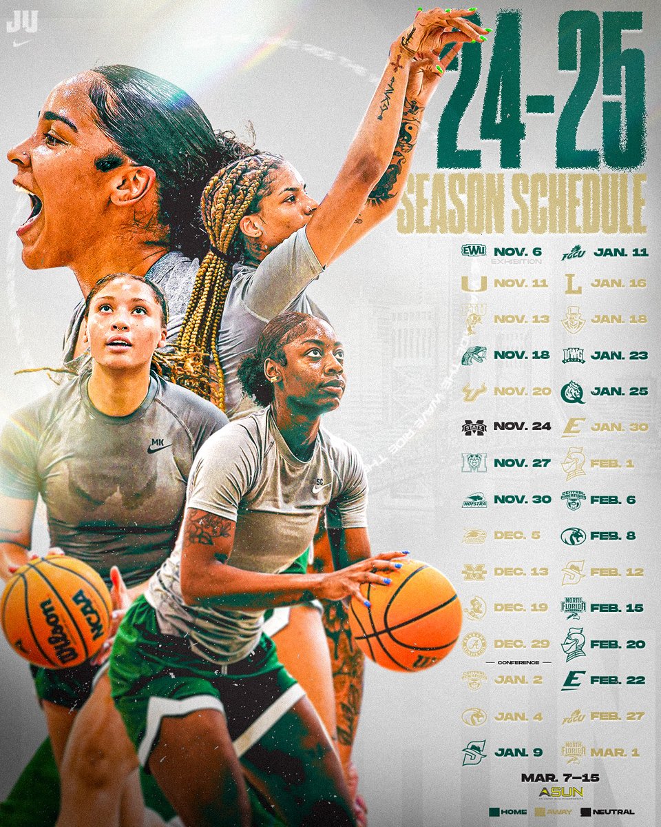 See you in 𝟭𝟬𝟱 days, but who’s counting…😈🐬

🎟️Season tickets are available now, click the link in our bio to get yours!

#RideTheWave #JaxBasketball