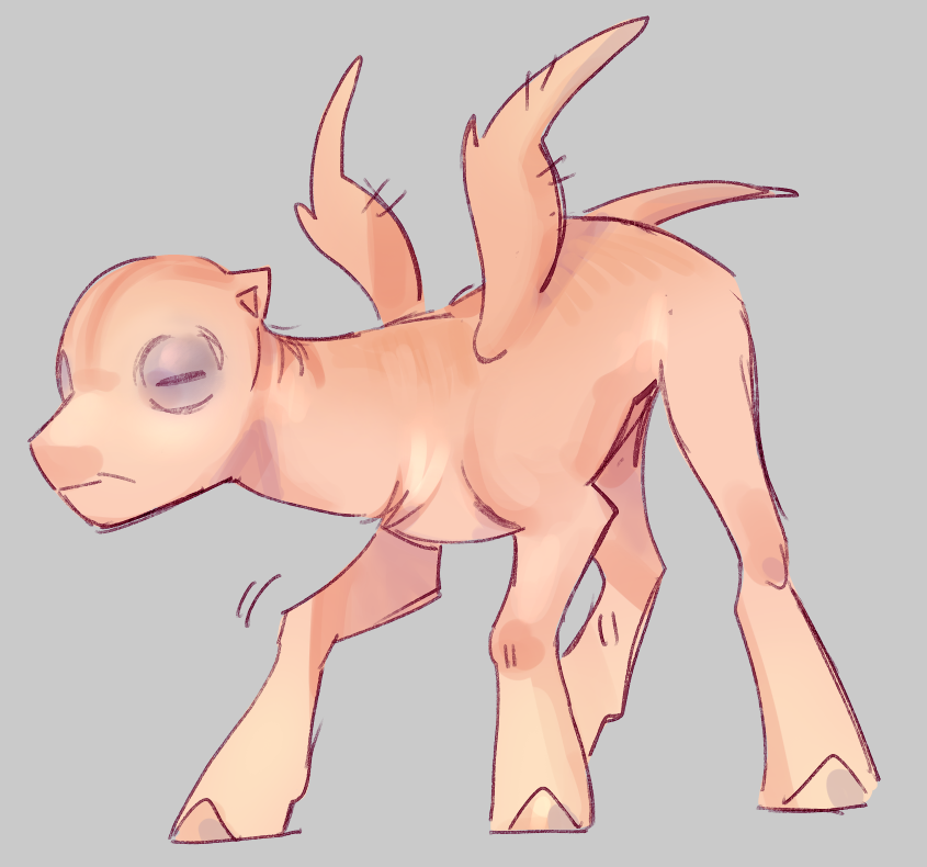 we were talking abt baby pegasi going thru the same stages as birds and #MLP