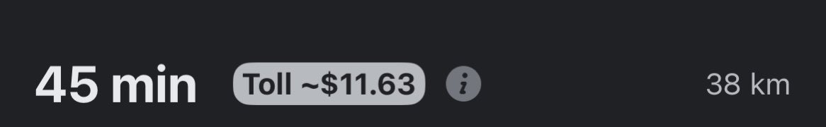 Hey <a href="/VicGovAu/">Victorian Government</a> , It now costs $11.63 to drive ONE WAY across town. That’s fucked. Monash tolls were meant to be gone by now. They never will. Do better. Remember when they were capped at $5 max a day. How about something like that again? #greedyfucks #grumpypost #breakfastrant