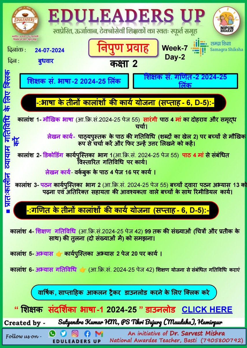 EduleadersU's tweet photo. #निपुण_प्रवाह
#स्कूल_रेडिनेस_गतिविधि
#भाषा_एवम्_गणित
#संदर्शिका_अनुसार
*दिनांक: 24/07/2024*
〰️〰️〰️〰️〰️
#कक्षा_1_2_एवम्_3,
#Week_7 #Day_2
〰️〰️〰️〰️〰️〰️
#निपुण_भारत_मिशन
#निपुण_यूपी
#अभ्यास_कार्य_पत्रक
@EduMinOfIndia
@thisissanjubjp
@basicshiksha_up
@sarvestkumar https://t.co/ZilV9jpqBc