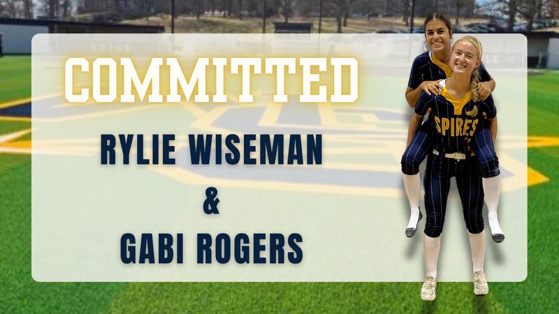 gabi_rogers18's tweet photo. I’m so excited for this journey and I’m glad I get to do it with my favorite throwing partner!!!!! @RylieWiseman @topgunfastpitch @KansasRogers @USMSoftball https://t.co/E2EzrvcI8a