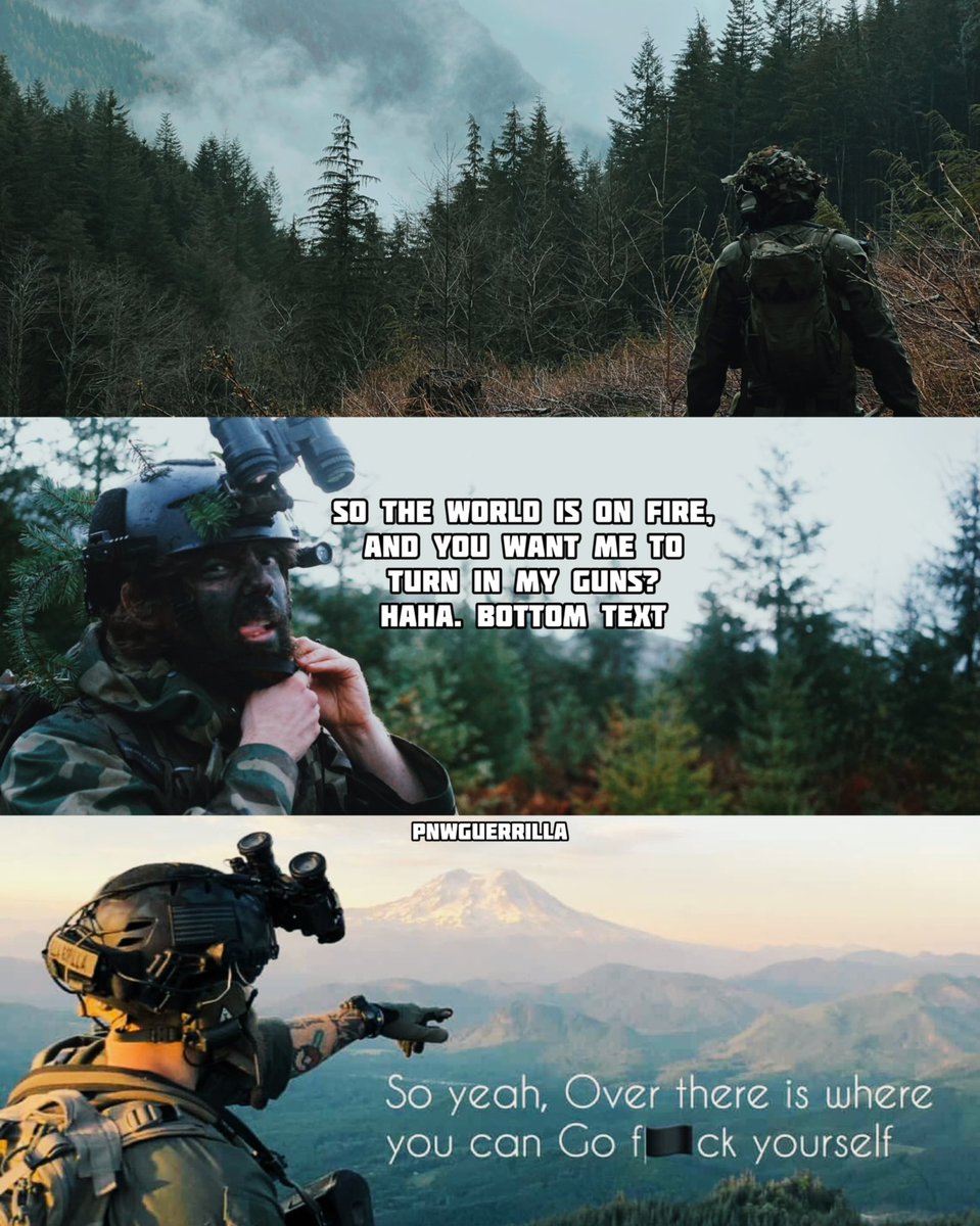 pnwguerrilla's tweet image. Welcome all new followers to my channel!!!!
I sell military surplus from all across the world and just recently got my wittle company into a warehouse and hired my first employee!!!!
Anyway I talk about halo, nature, overall motivation, bullying, emergency preparation,…