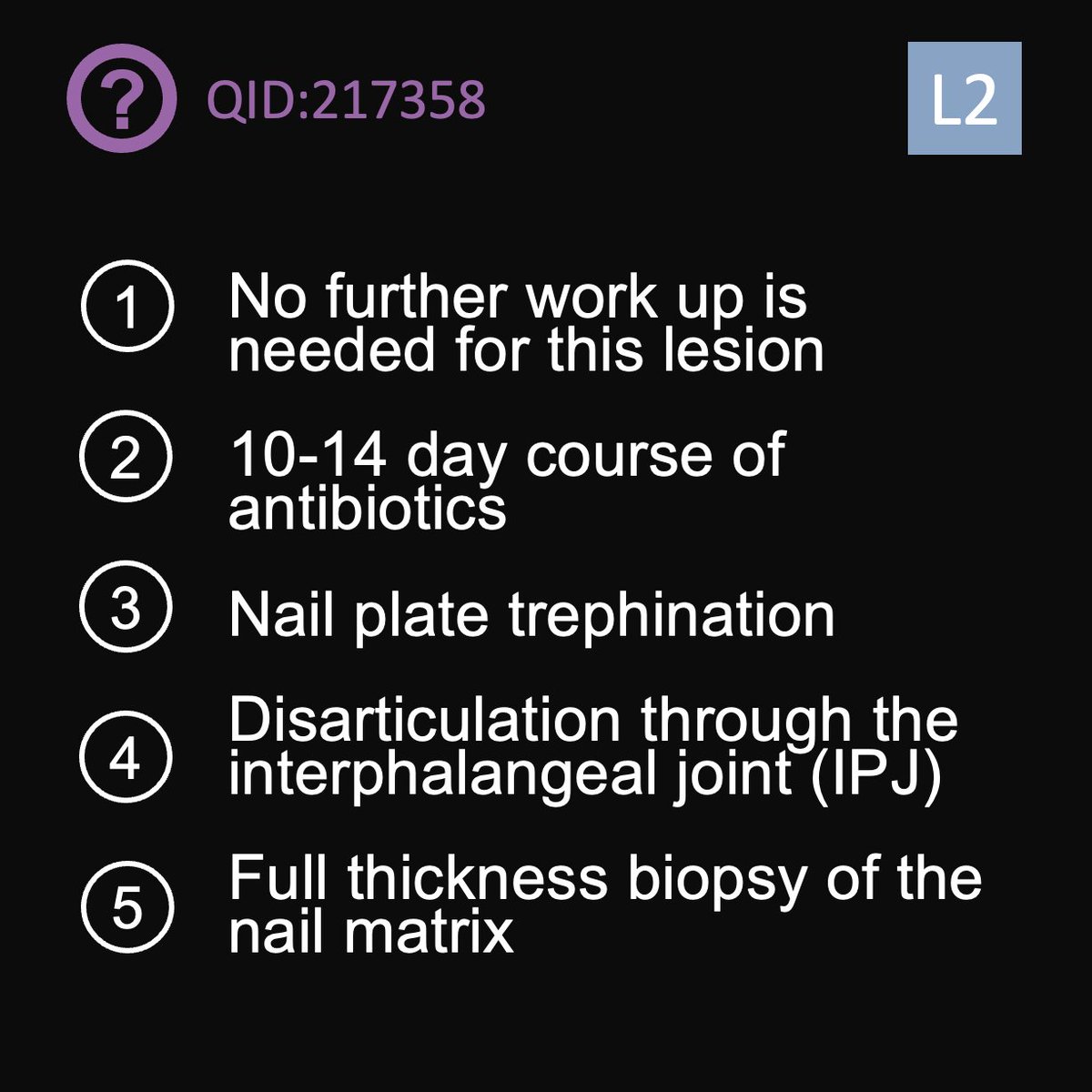 Can you answer this daily question from our Free QBank correctly? 

QID: 217358
Comment your answer below, then check to see if you got it correct by clicking the link below to see the answer &amp; explanation.
bit.ly/42OKVVH
#orthotwitter #MedTwitter