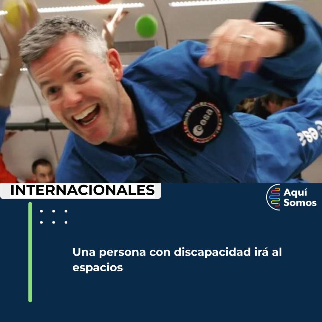 Una persona con discapacidad irá al espacio

aquisomos.ar

#Inclusion 
#discapacidad