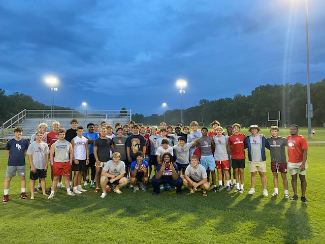 We had a great time at the <a href="/BrentwoodBlaze/">Brentwood Blaze</a> mini-camp tonight.  Well run program with a lot of kids out there.  Several of ours were once theirs.  Good luck this year!