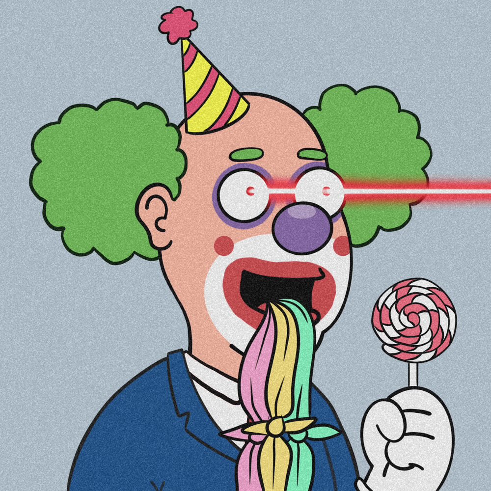 Make Laser Eyes cool again.
#LifesAJoke 

Only 20/5555 Clowns have Laser eyes.