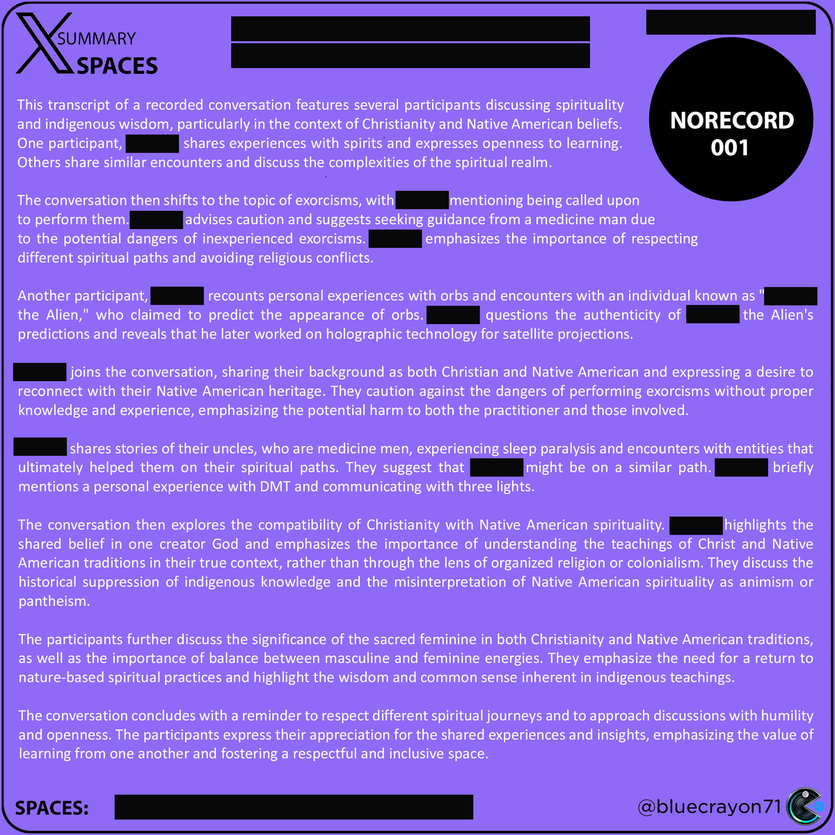 bluecrayon71's tweet photo. Spaces: █▓▒­░ No Record 001 #norecord #Spaces 

A random fun thing to do :) https://t.co/4p9kaIR4lg