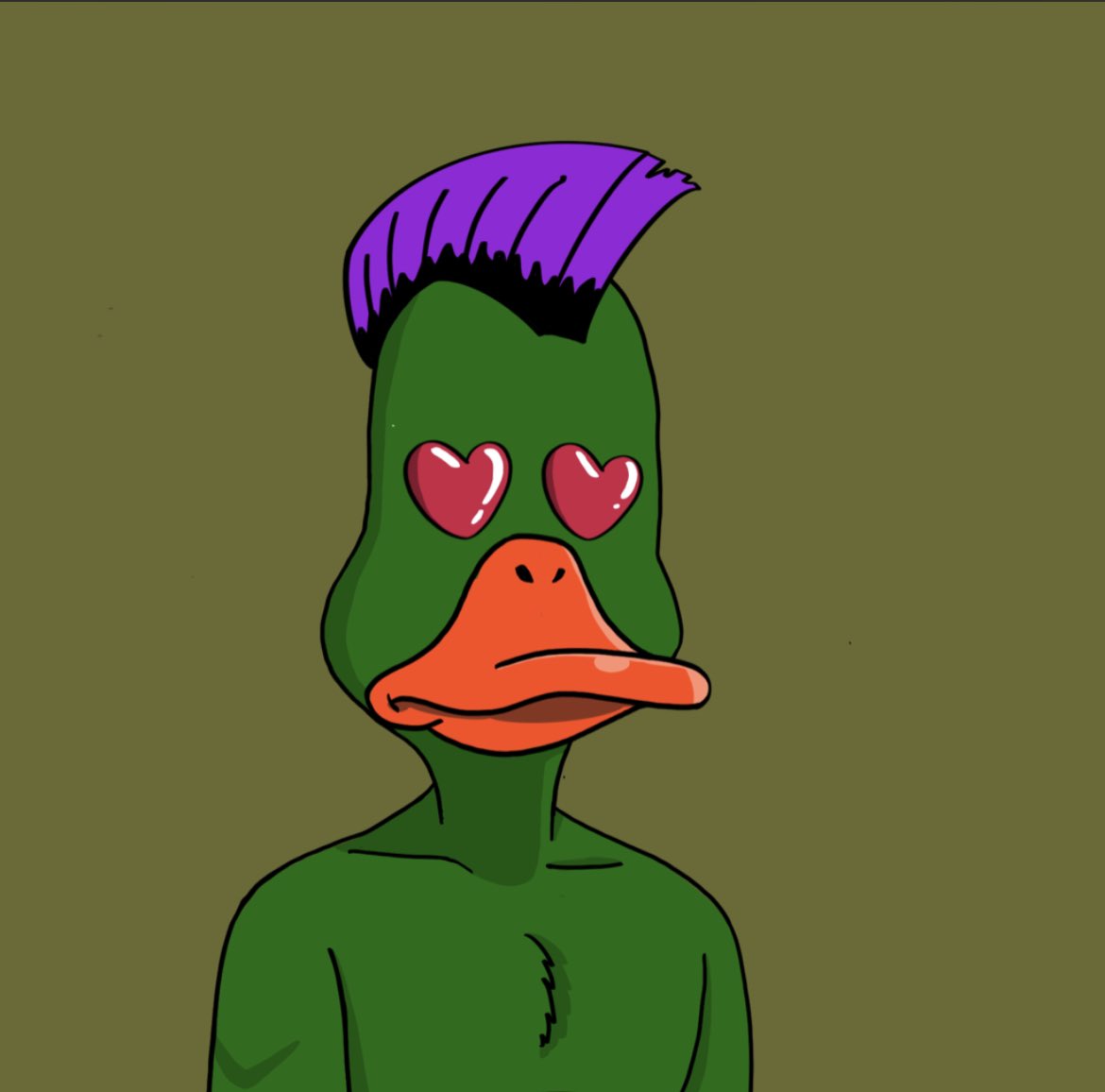 0xTama_'s tweet photo. For the third week of F.L.O.W. I want to celebrate and thanks our community for taking the time to better themselves, and encourage each other! This is not announced in discord yet but I will gib out this duck to one of the week 3  #SapienFlow participants 💚🥦
Prev owner: @RealDuckMaster