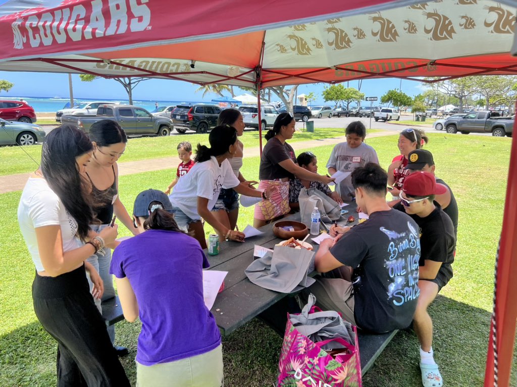 Last Saturday, we had our first event of the year welcoming our new incoming students to our Student Send-Off Picnic! Thank you to all of the new students, current students, alums, friends and their families who were in attendance. ALOHA, &amp; #GoCougs!! #HawaiiCougs