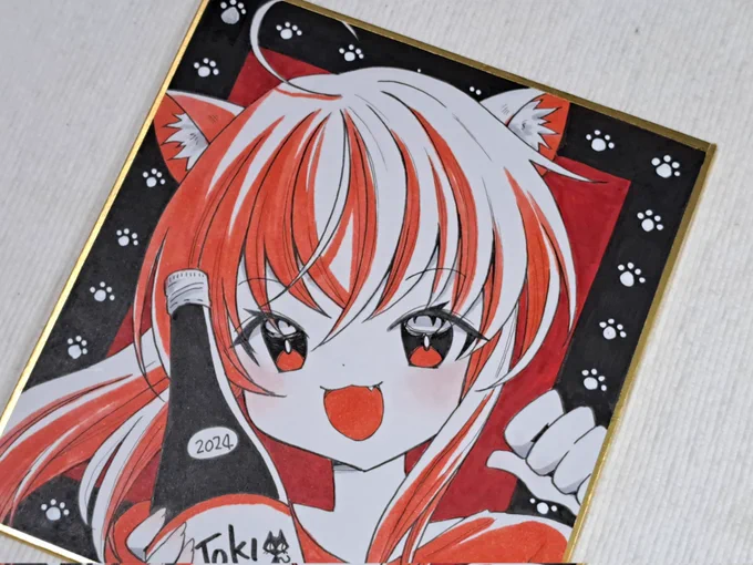 #ときめぐり展 初日から販売予定の色紙はこちら。期間中の追加については他展示在廊等との兼ね合いで検討となります。在廊日未定。会期あたまの3日間は大阪なので在廊できませんが、会場は日常生活範囲内なのでぷらっと行く日もあると思います。 