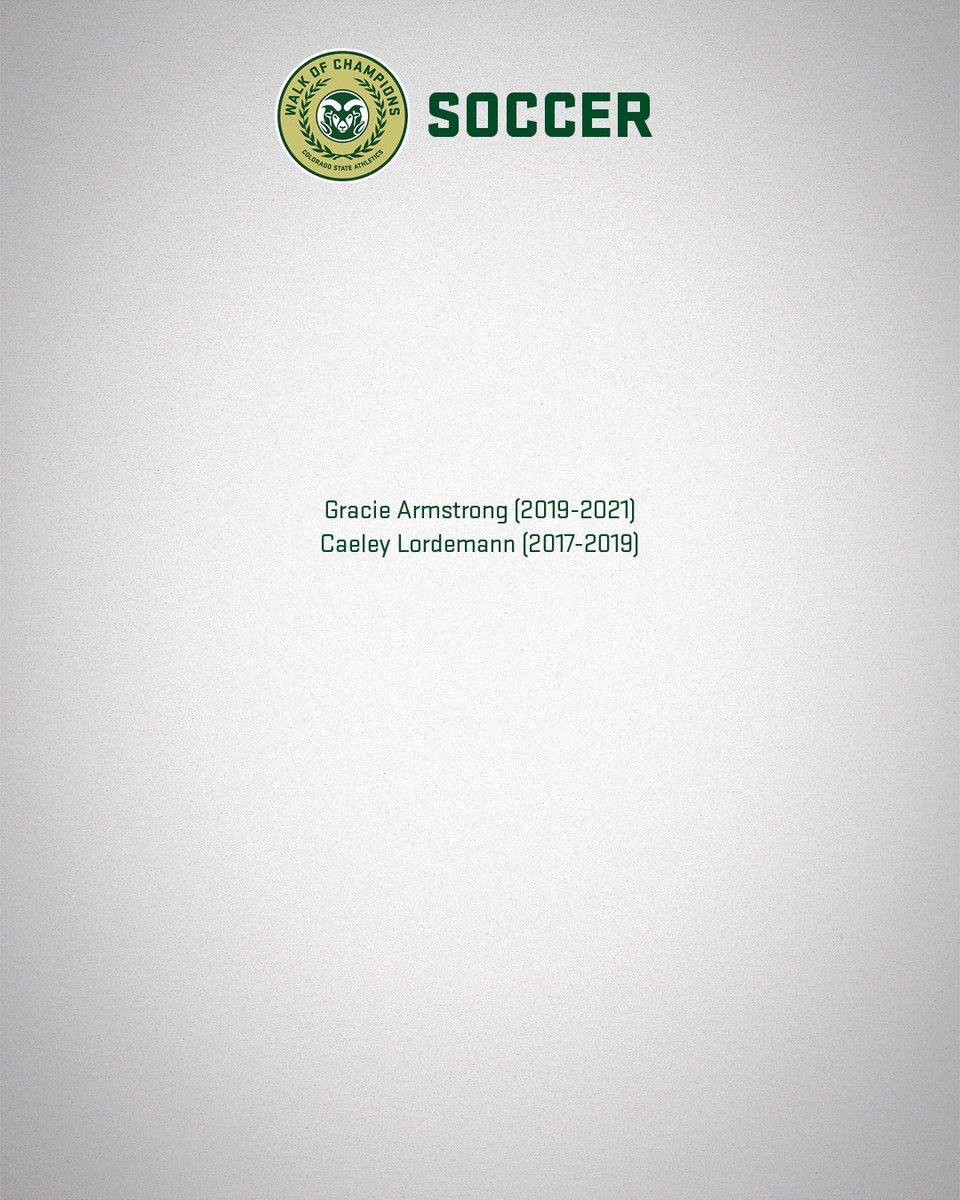 CSUFutbol's tweet image. Introducing the 𝐖𝐚𝐥𝐤 𝐨𝐟 𝐂𝐡𝐚𝐦𝐩𝐢𝐨𝐧𝐬! 🐏

Celebrating Ram Legends whose discipline, dedication, &amp;amp; talent brought pride &amp;amp; recognition to @ColoradoStateU!

💻csurams.com/WalkofChampions
📝csura.ms/3WffGS8

#CSURams x #RGTWeekend