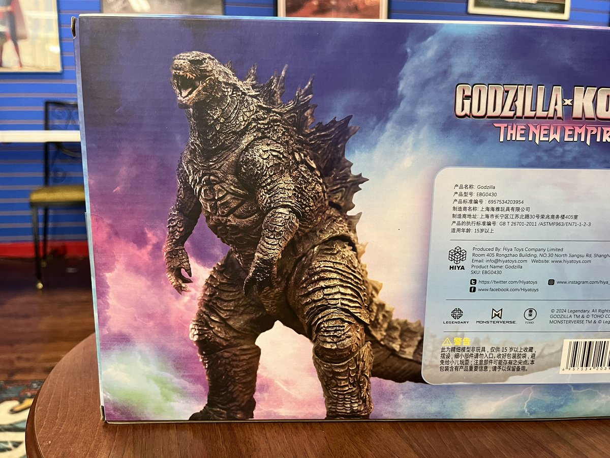 Godzilla x Kong the New Empire Re-Evolved Godzilla Exquisite Basic Action Figure by Hiya! $79.99 “Cosmic Comics, Games &amp; Collectibles” 132 W Main, Belleville, IL 618-416-3115 “Your Kaiju Headquarters” <a href="/everyone/">Everyone</a> <a href="/followers/">はうはう</a> #godzilla #GodzillaXKongTheNewEmpire
