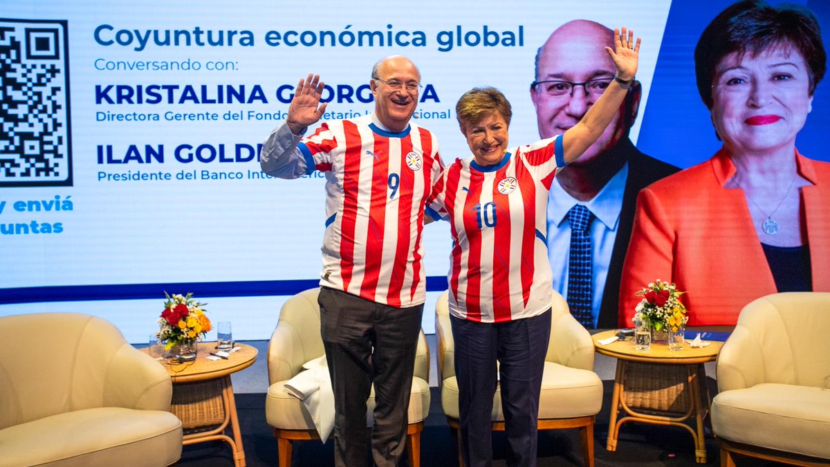 Thank you dear ⁦<a href="/igoldfajn/">Ilan Goldfajn</a>⁩ for our joint visit to #Paraguay! We make a great team.