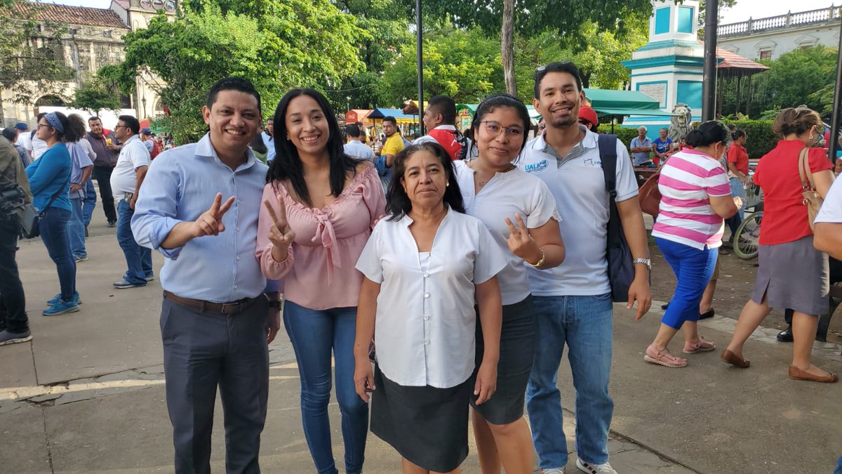 #UVDenisSilva .Ciencias Medicas, UNAN León presentes en conmemoración de los héroes del 23 de julio, siempre será 19, siempre será 23, #4519LaPatriaLaRevolución ❤️🖤✌️