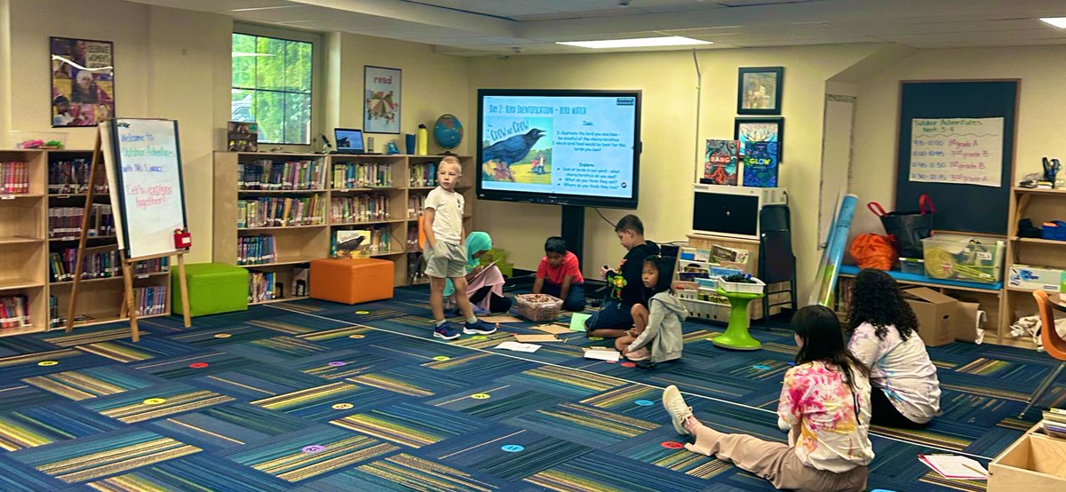 Robyn A. Klim, Ed.D., LCSW #LTPSThisIsUs (@robyn_klim) on Twitter photo When you are inside due to inclement weather, you pivot and improvise as a teacher leader. Put binoculars in the hands of kids & have them look at pictures of birds from across the rm & explore in new ways. Creative teaching! <a href="/MsLiwacz/">Michelle Liwacz</a> <a href="/LTPS1/">Lawrence Township Public Schools</a> <a href="/SlackwoodSchool/">Slackwood School</a> When you are inside due to inclement weather, you pivot and improvise as a teacher leader. Put binoculars in the hands of kids & have them look at pictures of birds from across the rm & explore in new ways. Creative teaching! <a href="/MsLiwacz/">Michelle Liwacz</a> <a href="/LTPS1/">Lawrence Township Public Schools</a> <a href="/SlackwoodSchool/">Slackwood School</a>