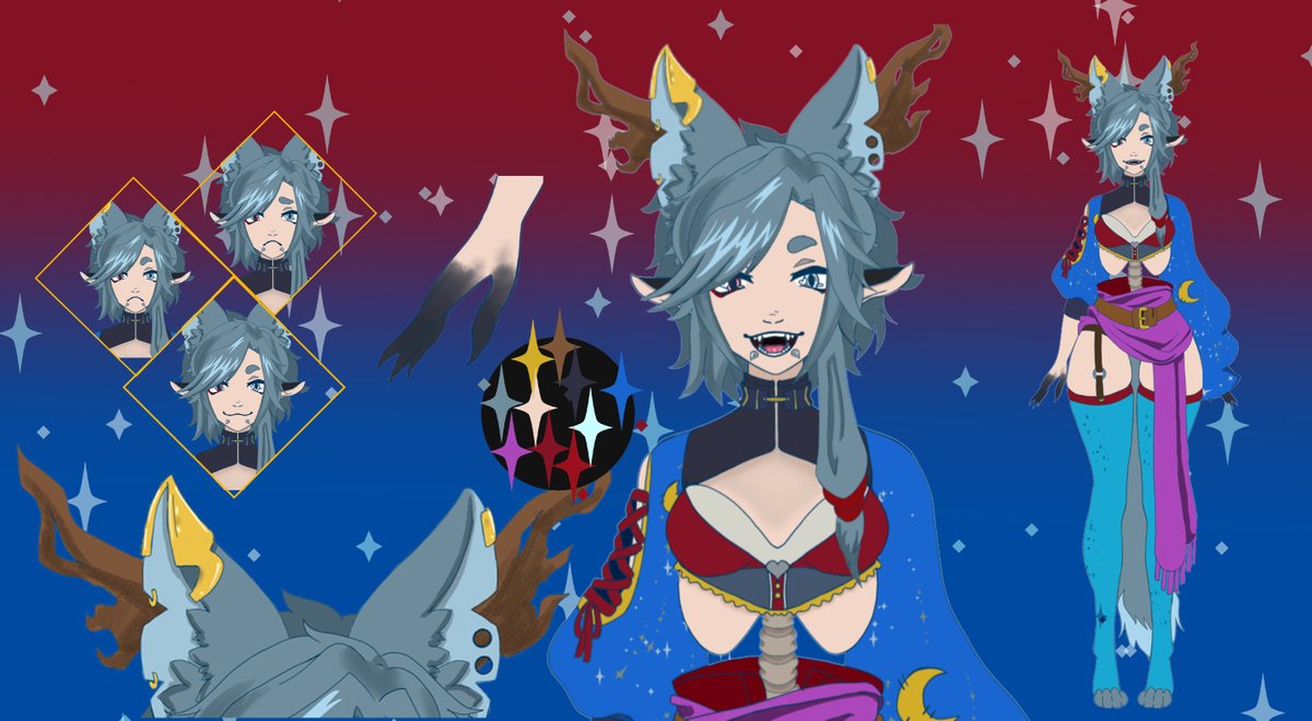 Cryptid_Rika | Wendigo ENVtuber 🐺💀|Vsins Wrath| tweet media