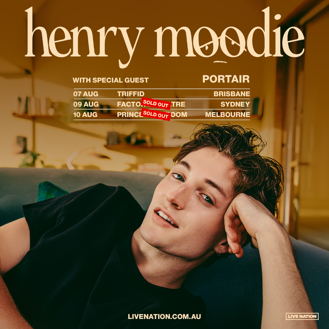 🚨 Supporting <a href="/henrymoodieuk/">henry moodie</a> on his upcoming Australian tour will be <a href="/portairmusic/">portair</a>! This is your last chance to get your tickets. 🎟️ lvntn.com/hmtix24