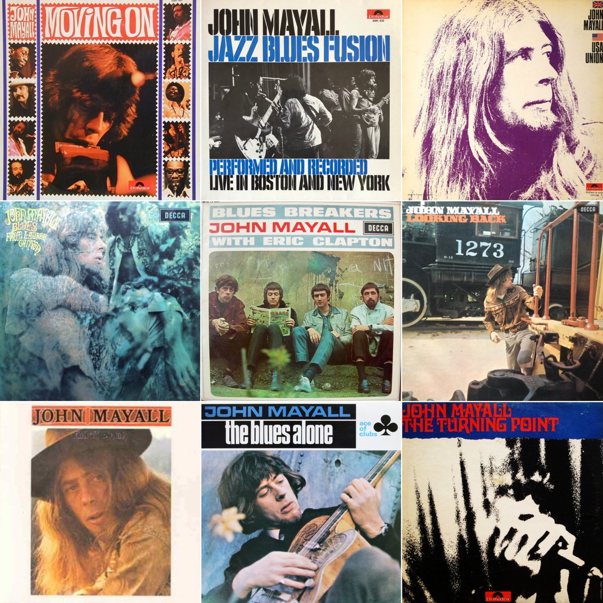 Farewell then, John Mayall. His own records are lovely, but his influence is even greater. If you're digging Cream or classic Fleetwood Mac or 70s Stones or a million British blues rock bands, you're tapped into the DNA of John Mayall. A life resoundingly well lived.