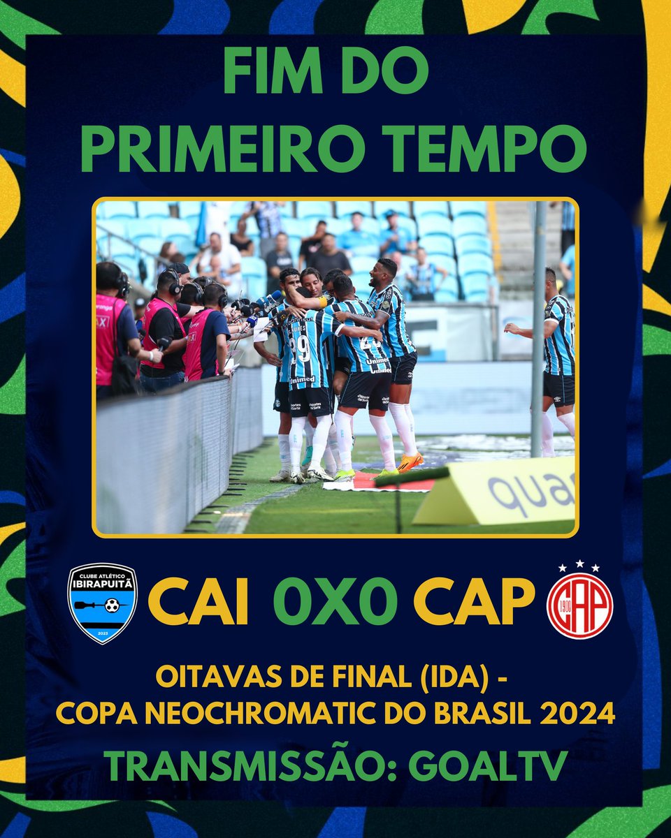 caibirapuita's tweet image. Fim de um primeiro tempo meio sla. Somos inimigos do gol

45' | CA Ibirapuitã 0x0 CA Paulistano 
#CAIxCAP #OrgulhoDeSerGaúcho #QueremosACopa