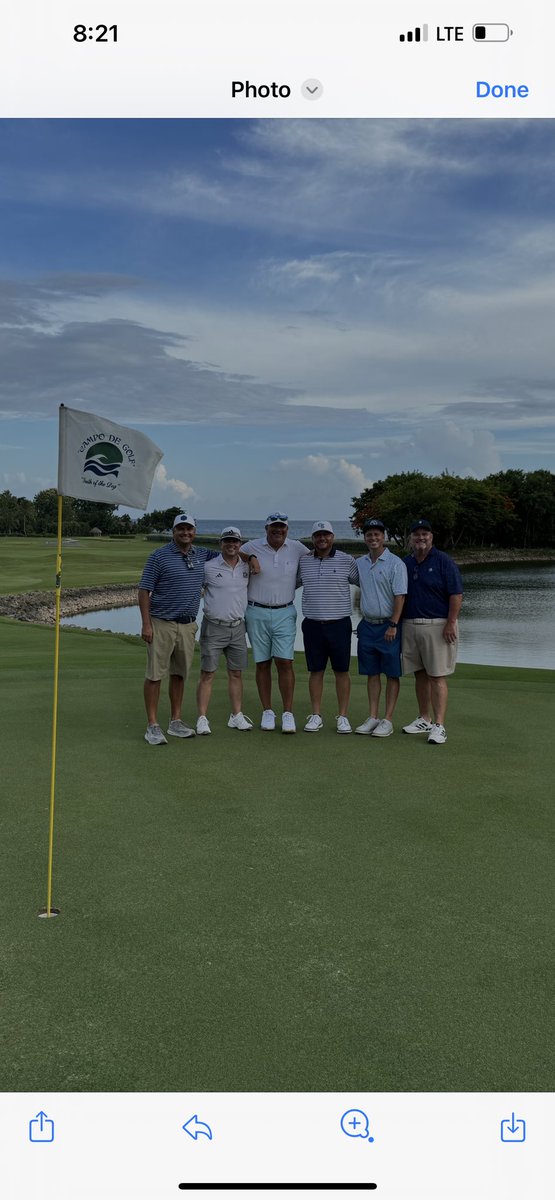 GSCoach_Charlie's tweet photo. Great round of golf at Teeth of the Dog in the Dominican Republic!!! #GSFamily https://t.co/UT5cYseMJ4