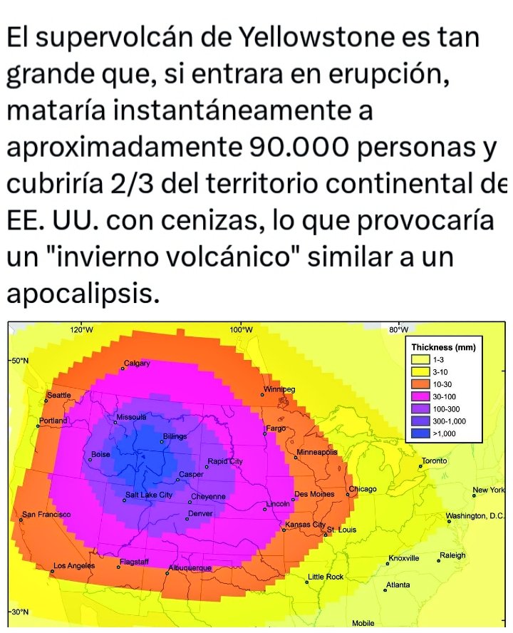 EarthquakeChil1's tweet photo. Lo que debes saber de #Yellowstone Estados Unidos. https://t.co/ahjlpUVKRk