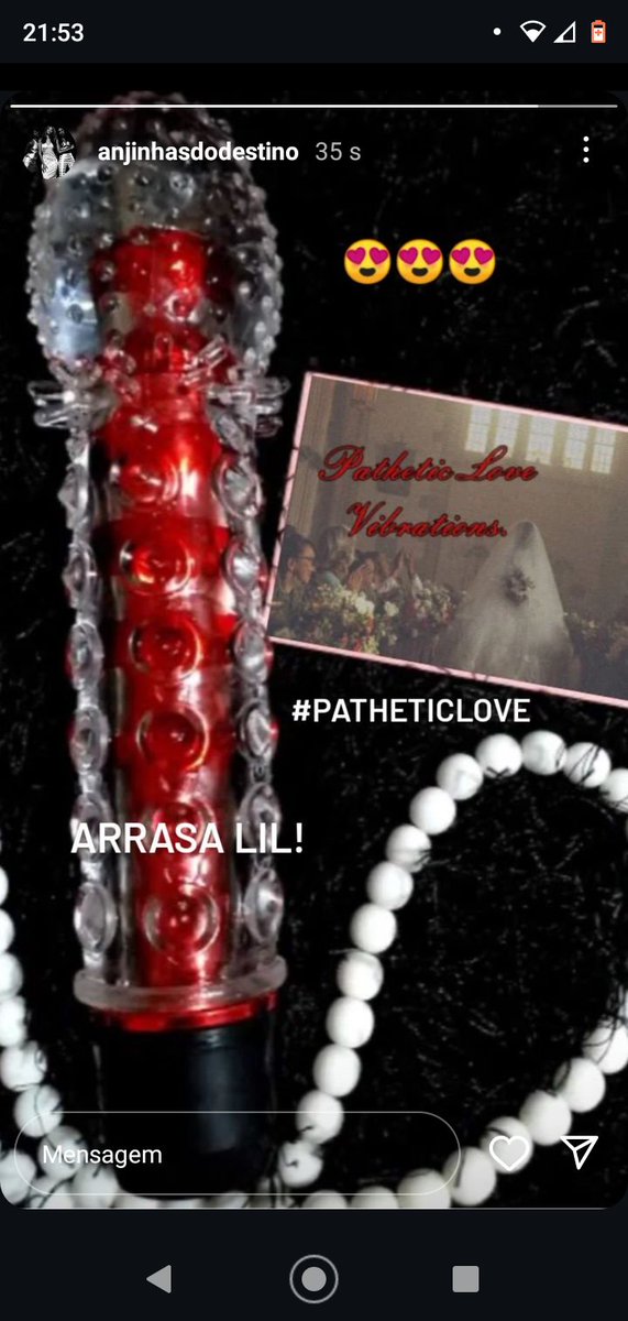 VIBRANTE | As Anjinhas do Destino compartilharam via stories o presente que ganharam do cantor Lil Nas X, divulgando seu álbum novo! #PatheticLove