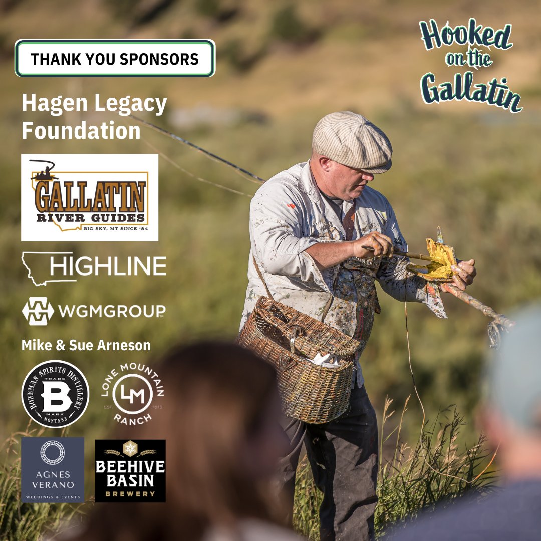 Join us in celebrating the Gallatin River at our annual event back at the Riverhouse. Thanks to our sponsors, Hagen Legacy Foundation, Gallatin River Guides, WGM Group, &amp; Lone Mountain Ranch! Your support is essential to our vision for a healthy Gallatin.  one.bidpal.net/hog24/browse/a…